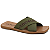 Tamanco Rasteiro Cravo e Canela Ref. 1197CC Cor: Army/Cafe - Imagem 1