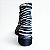 Bota Coturno Cravo e Canela Ref. 85653C em Couro Pelo Zebra Cor: Preto / Branco - Imagem 2