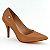 Sapato Scarpin Vizzano Ref. 1184.1101 Cabedal Pelica Cor: Camel - Imagem 1