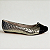 Sapatilha Sua Cia Ref. 8303.15329 Matelasse/Verniz Molhado Ouro Light Preto - Imagem 1