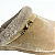 Chinelo de Inverno Leffa. 471 Gola Pele Safira Bege - Imagem 4