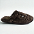 Chinelo de Inverno Leffa Ref. 769 Bordado Bege Café - Imagem 1