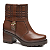 Bota Pegada Feminina Cano Curto Ref. 281311-02 Stretch Pinhão - Imagem 1