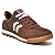 Tênis Femino Via Marte Casula Ref. 237-001-01 Cabedal em Tecido Ultra Camurça Dark Brown - Imagem 2