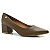 Sapato Scarpin Vizzano Ref. 1220.315 Salto Bloco Baixo Cadedal em Pelica sintética Cor: Capuccino - Imagem 1