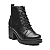 Bota Pegada Feminina Coturno 281312-02  em Couro Snake/Stretch Preto - Imagem 3