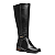 Bota Pegada Cano Longo Ref: 282064-02 C Ajuste na Panturrilha Cor: Preto - Imagem 2