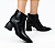 Bota Bottero Ref. 362101 Cano Curto em Couro Atanado Napoli Cor: Preto - Imagem 2