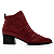 Bota Bottero Ref. 349308 Cano Baixo em Couro Burnish Burgundy - Imagem 1