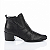 Bota Bottero Ref. 349308 Cano Curto em Couro Burnish Cor: Preto - Imagem 1