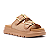 Tamanco Modare Birken Ref. 7200.104 Cabedal Textil Multi Argila / Camel - Imagem 2