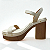 Sandália Feminina Vizzano Ref. 6541.200 Branco Off Multi Camel - Imagem 4