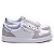 Tênis Feminino Bottero Ref. 364902 em Couro Metalizado Roma Sport Branco / Cinza - Imagem 2