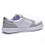Tênis Feminino Bottero Ref. 364902 em Couro Metalizado Roma Sport Branco / Cinza - Imagem 3