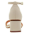 Sandália Feminina Vizzano Ref 6428.143 Pelica Cor: Branco Off - Imagem 4