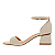 Sandália Feminina Vizzano Ref 6428.143 Pelica Cor: Branco Off - Imagem 3