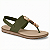 Sandália Feminina Rasteira Modare Ref. 7141.120 Cabedal Floather Nature Cor: Oliva - Imagem 1
