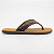 Chinelo Masculino Br Sport Ref. 2260.1434 Cabedal Sintético Napa Vermont Cor: Café - Imagem 1