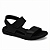 Sandália Masculina BR Sport Ref. 2282.213 Cabedal Napa Moscou Neo Milano Cor: Preto - Imagem 1