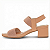 Sandália Femina Modare Ref. 7187.100 Cabedal Textil Nude Float Nature Elástico Canelado Cor: Nude - Imagem 2