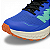 Tênis Esportivo Masculino Actvitta Ref. 4945.201 Cabedal Textil Royal Nylon Cor Turqueza/Royal/Laranja - Imagem 2