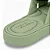 Tamanco Fem. Modare Ref. 7208.101 Cabedal Nobuck Sintético Cor Verde Luna - Imagem 3