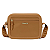 Bolsa Moleca Ref. 50048.3. Cabedal Sintético Cor: Camel - Imagem 1