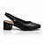Scarpin Slingback Comfort Flex Ref. 2698331-0007 Cabedal Pelica Preto Cor Preto - Imagem 1