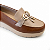 Sapato Mocassim Feminino Comfortflex Loafer Salto Médio Toffe Mocca 25-59403 - Imagem 5