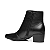 Bota Feminina Cano Curto Pegada Ref. 280512-05 Cabedal Couro Cor Preta - Imagem 4