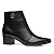 Bota Feminina Cano Curto Pegada Ref. 280512-05 Cabedal Couro Cor Preta - Imagem 6