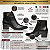 Bota Feminina Cano Curto Pegada Ref. 280512-05 Cabedal Couro Cor Preta - Imagem 7