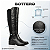 Bota Feminina Cano Longo Bottero em Couro Atanado Napoli/Tecido Cor: Preto - 345801 - Imagem 3