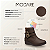 Bota Feminina Cano Curto Modare Napa Veluna / Pelo Lisboa Cor: Chocolate/Cacau - 7085.206 - Imagem 4