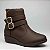 Bota Feminina Cano Curto Modare Napa Veluna / Pelo Lisboa Cor: Chocolate/Cacau - 7085.206 - Imagem 5