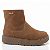 Bota cano Curto Feminino Quiz Cab Camurção Tiramissu / Camel -  68-2296-11 - Imagem 1