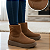 Bota cano Curto Feminino Quiz Cab Camurção Tiramissu / Camel -  68-2296-11 - Imagem 3