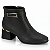 Bota Feminina Cano Curto Modare Floather Zurique c Pelos Cor: Preto - 7082.207 - Imagem 1