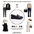 Sapato Mocassim Feminino Vizzano Napa Floather Madri Preto - 1453.101 - Imagem 3