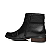 Bota Feminina de Cano Curto Pegada em Couro Preto - 282014-02 - Imagem 3