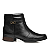 Bota Feminina de Cano Curto Pegada em Couro Preto - 282014-02 - Imagem 1