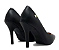 Sapato Feminino Scarpin Vizzano Sintético Pelica Preto - Ref. 1184.1101 - Imagem 5