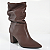 Bota Femina Via Marte em Couro Dark Brown - 236-015-01 - Imagem 4