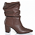 Bota Femina Via Marte em Couro Dark Brown - 236-015-01 - Imagem 1