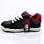 Tênis Qix Juvenil (Tam do 32 ao 36) Square Preto/Chumbo/Vermelho - QXCI0007 - Imagem 3
