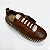 Tênis Casual Feminino Bottero em couro Burnish Caramelo/Off White - 374110 - Imagem 6