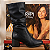 Bota Feminina Mississipi Cabedal Aranni Preto - J0831-0001 - Imagem 8