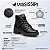 Bota Feminina Cano Curto MIssissipi Berteli Preto - J0792-0001 - Imagem 4