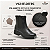 Bota Feminina Coturno Via Marte Preto - 245-011-01 - Imagem 3