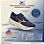 Tênis Mizuno Goya 3 Feminino Marinho/Papaia - Imagem 3